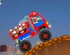 トラックに乗ったマリオのバランスゲーム スーパーマリオ ターボレース